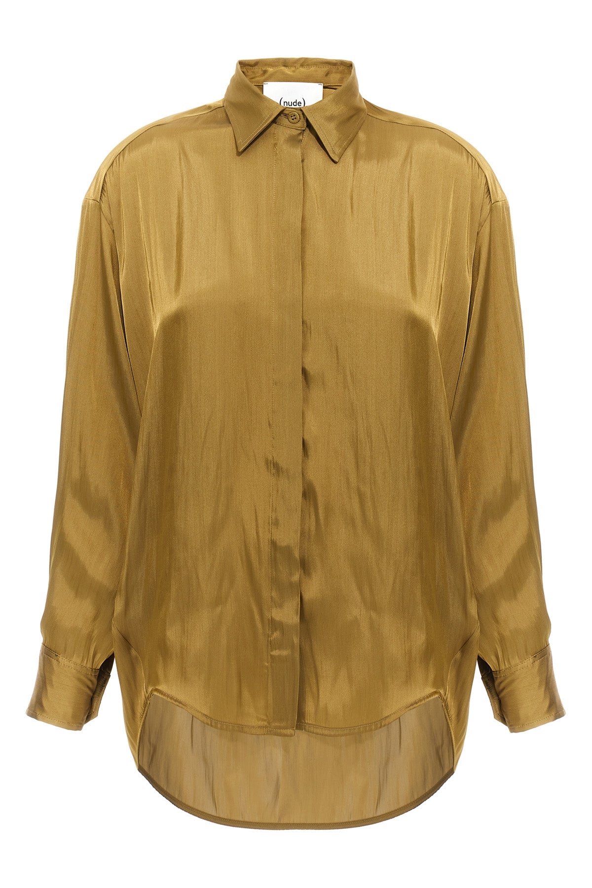 NUDE 40 shirt in satin fabric