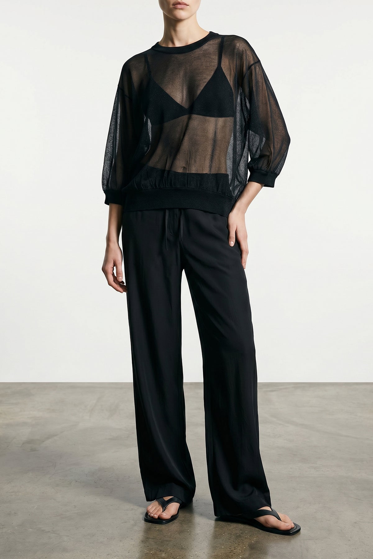 NUDE 46 fluid viscose trousers