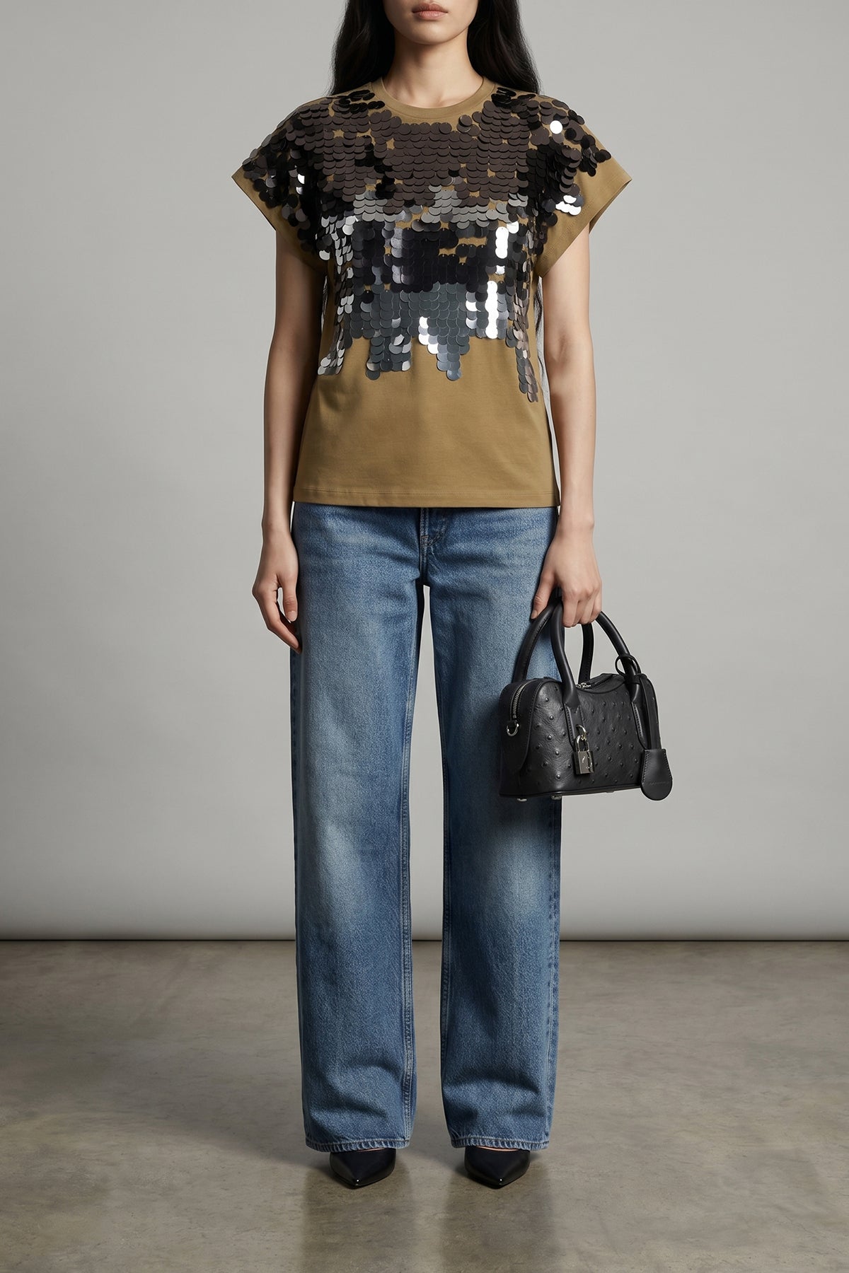 NUDE L cotton t-shirt