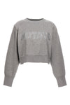 maglione firm knit cropped in cotone e cashmere