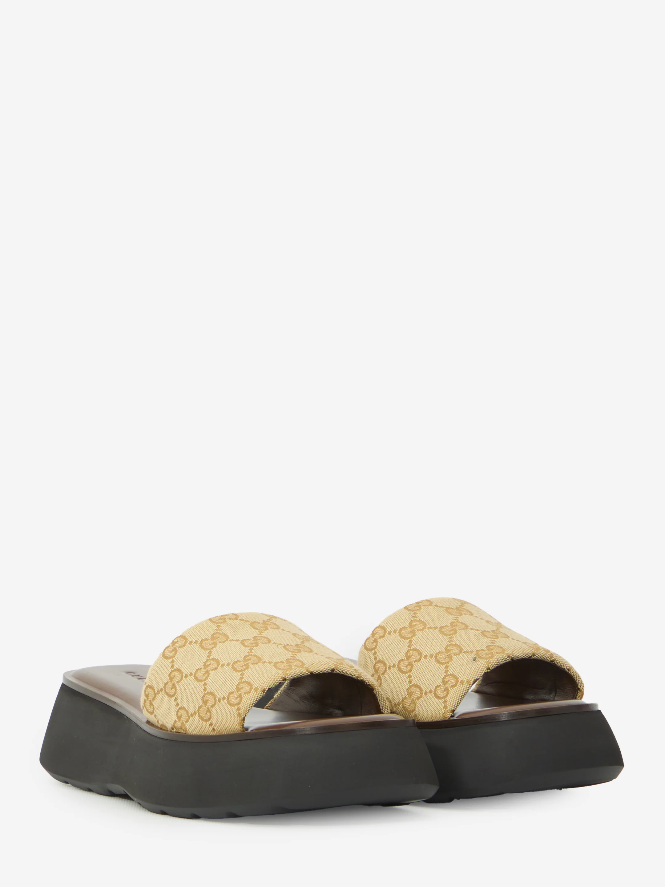 GUCCI 36 thick-soled slide sandal