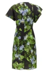 mini dress in cotton blend