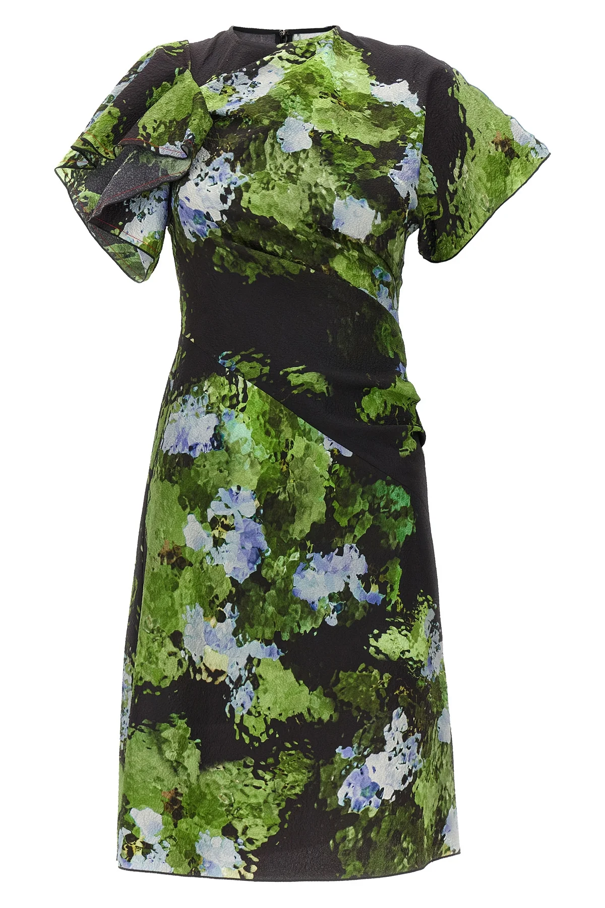 mini dress in cotton blend