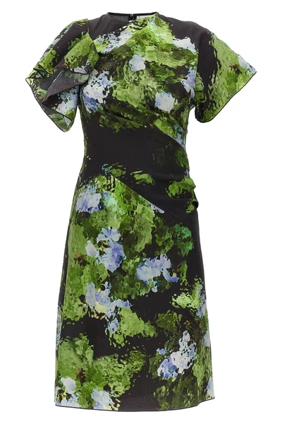mini dress in cotton blend