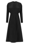 dolman cool wool mélange midi dress