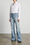 cropped cotton shirt