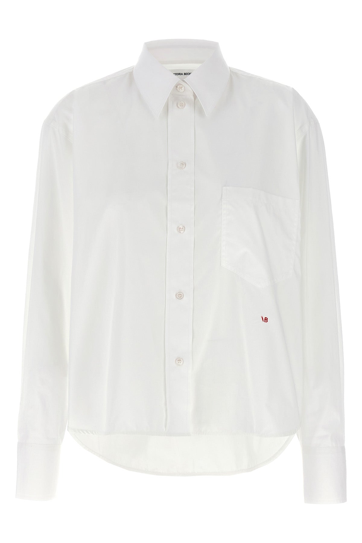 cropped cotton shirt