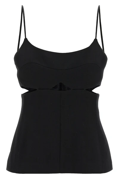 cut-out cami grain depoudre blend top