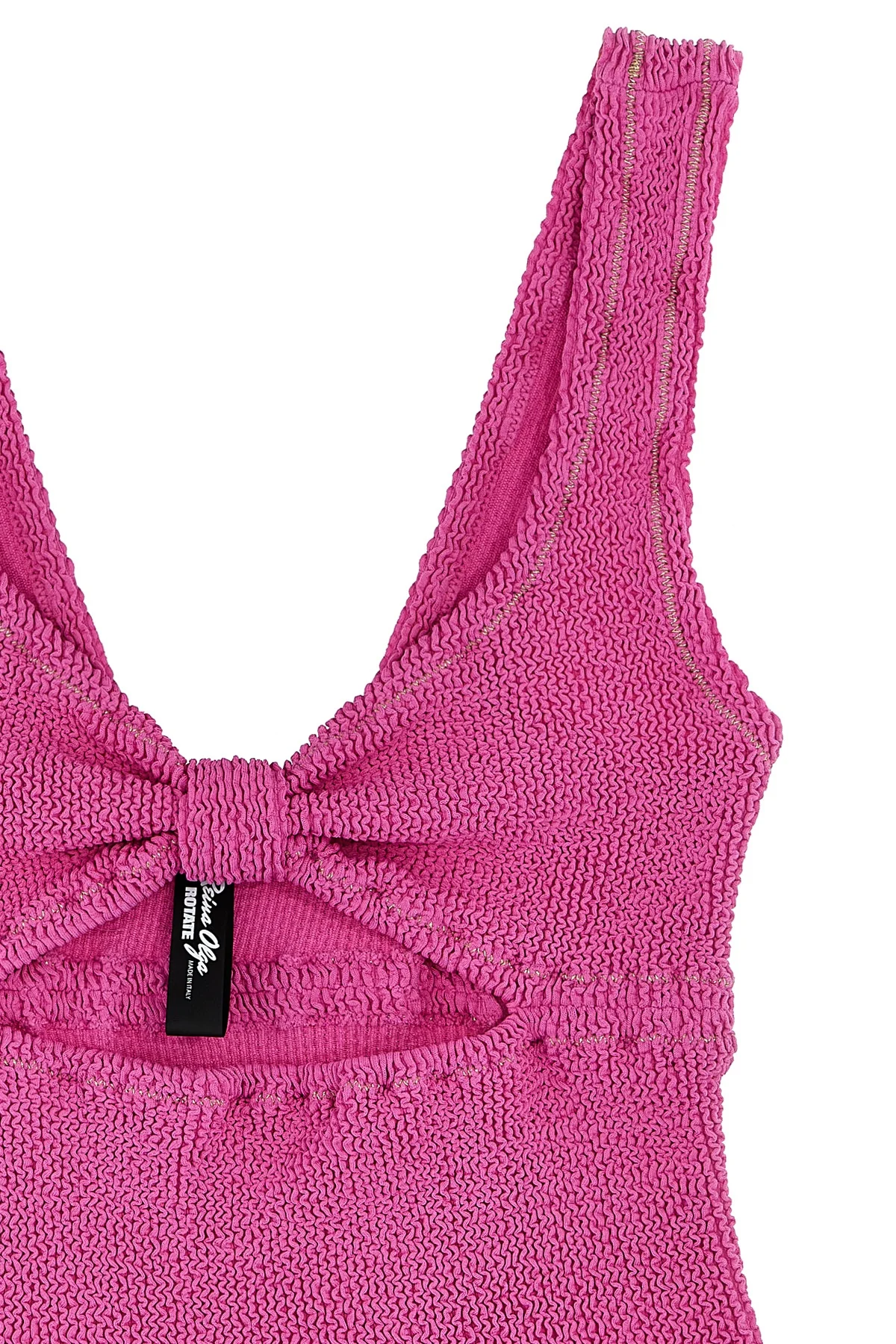 rotate birger christensen x reina olga crinkle one-piece swimsuit in stretch f