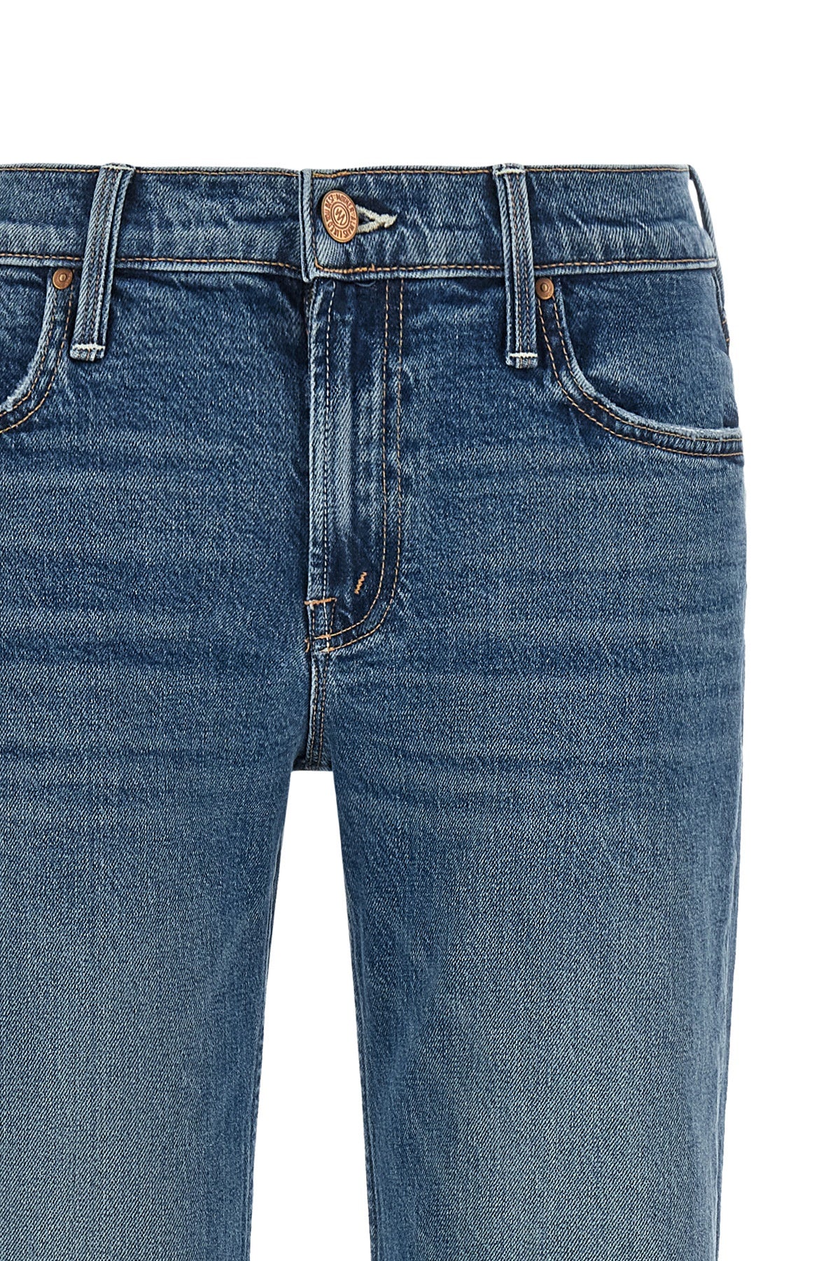 the the jinx heel mother jeans define the silhouette through a flared bootcut