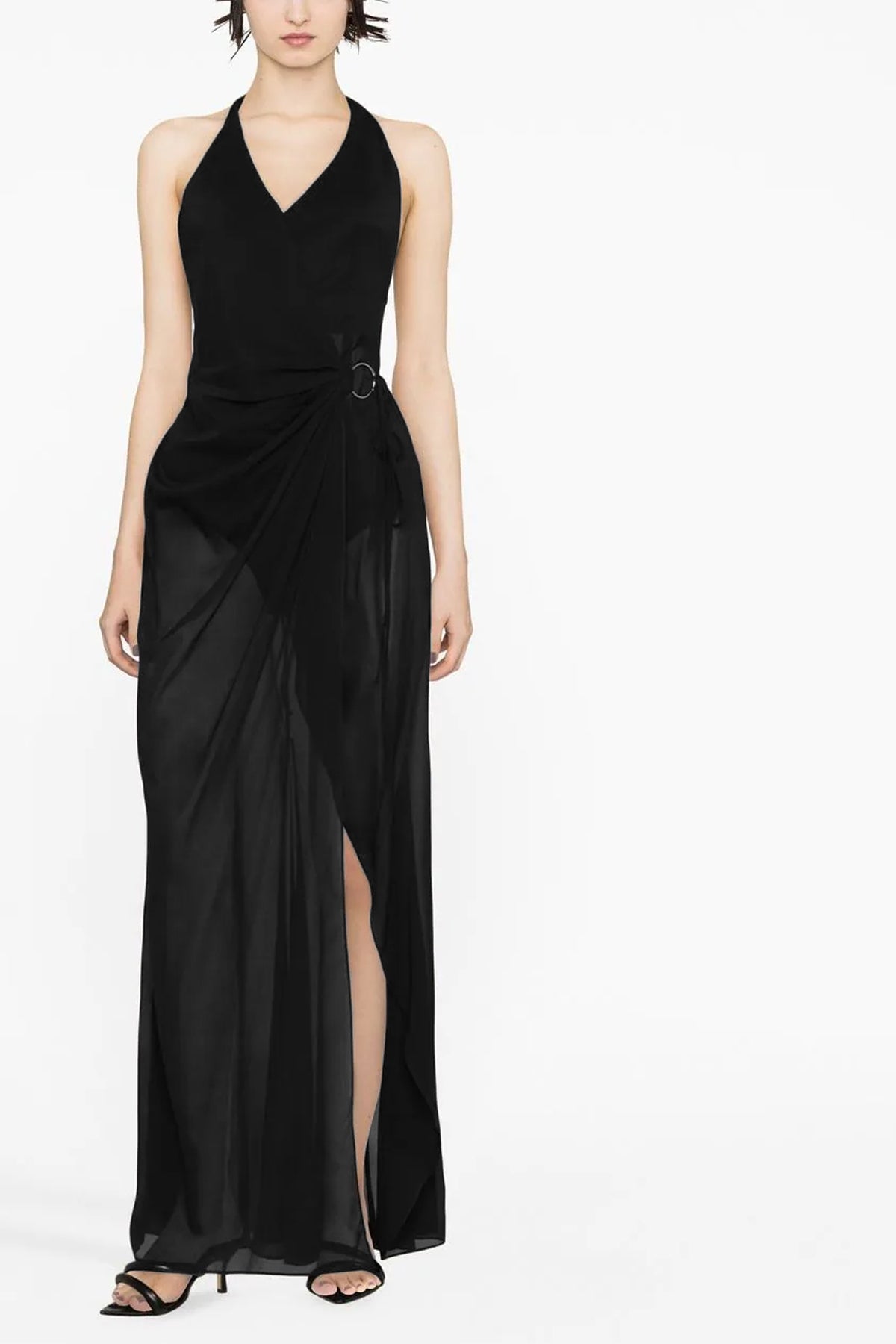 LOUISA BALLOU S king tide silk blend wrap dress