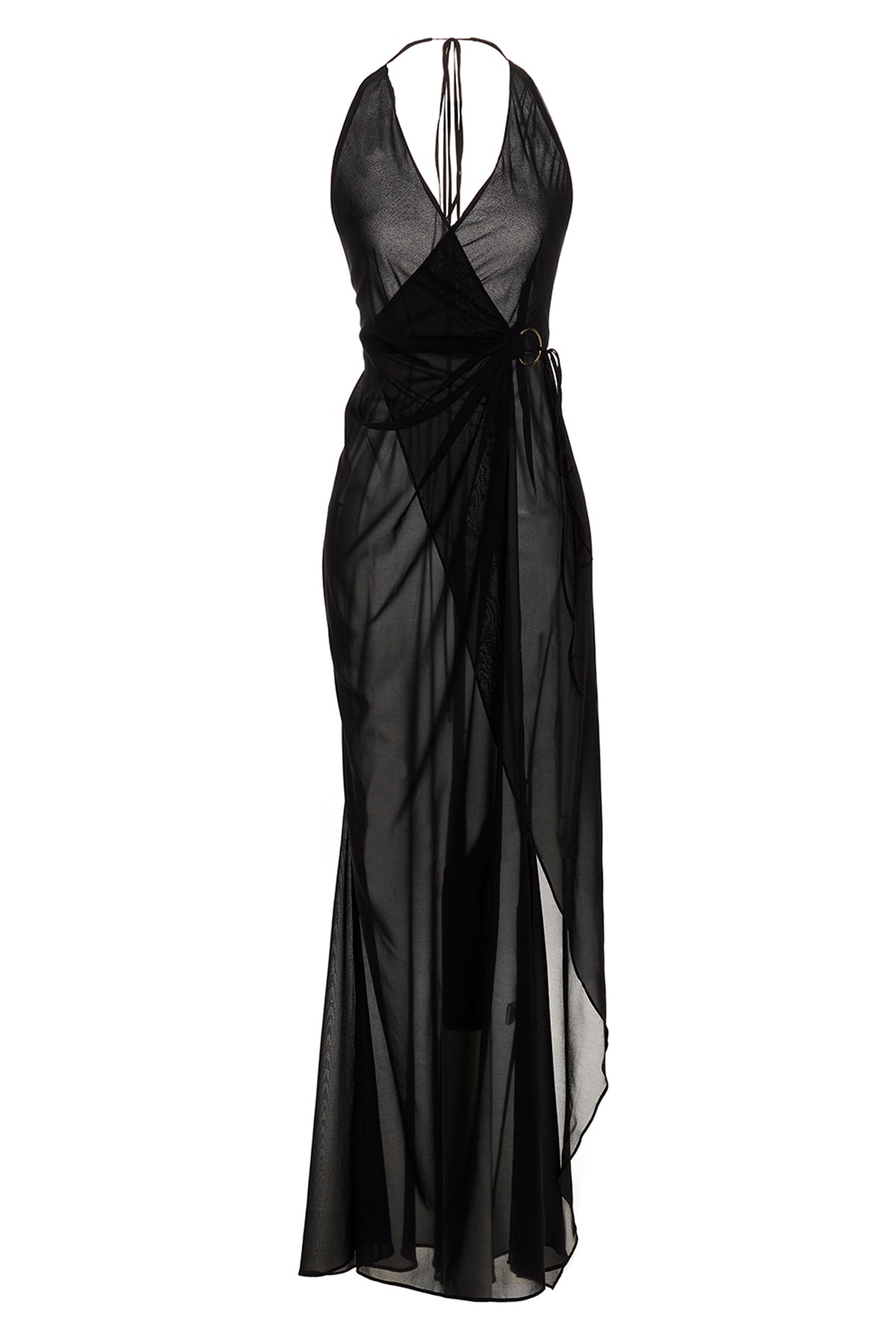 LOUISA BALLOU S king tide silk blend wrap dress