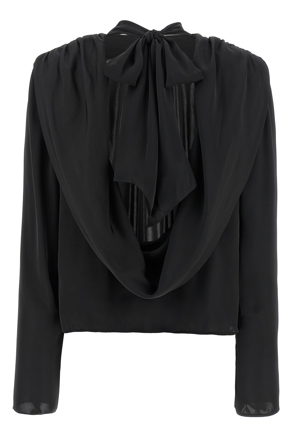ROTATE BIRGER CHRISTENSEN 32 satin drapy back satin top
