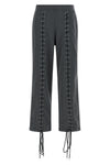 lacing fleece pants