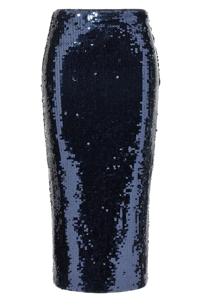 sequin pencil sheath skirt