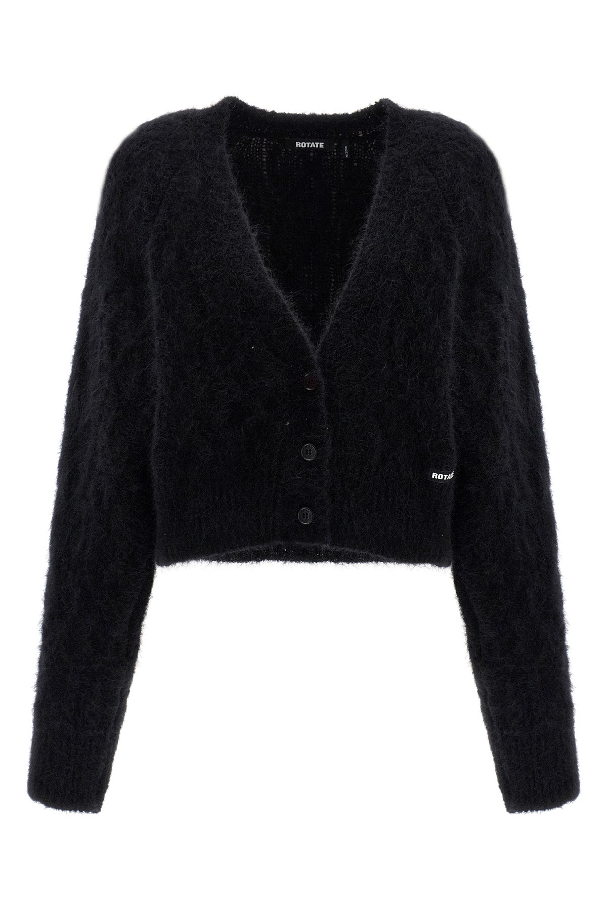 ROTATE BIRGER CHRISTENSEN M fluffy knit brushed wool blend cardigan
