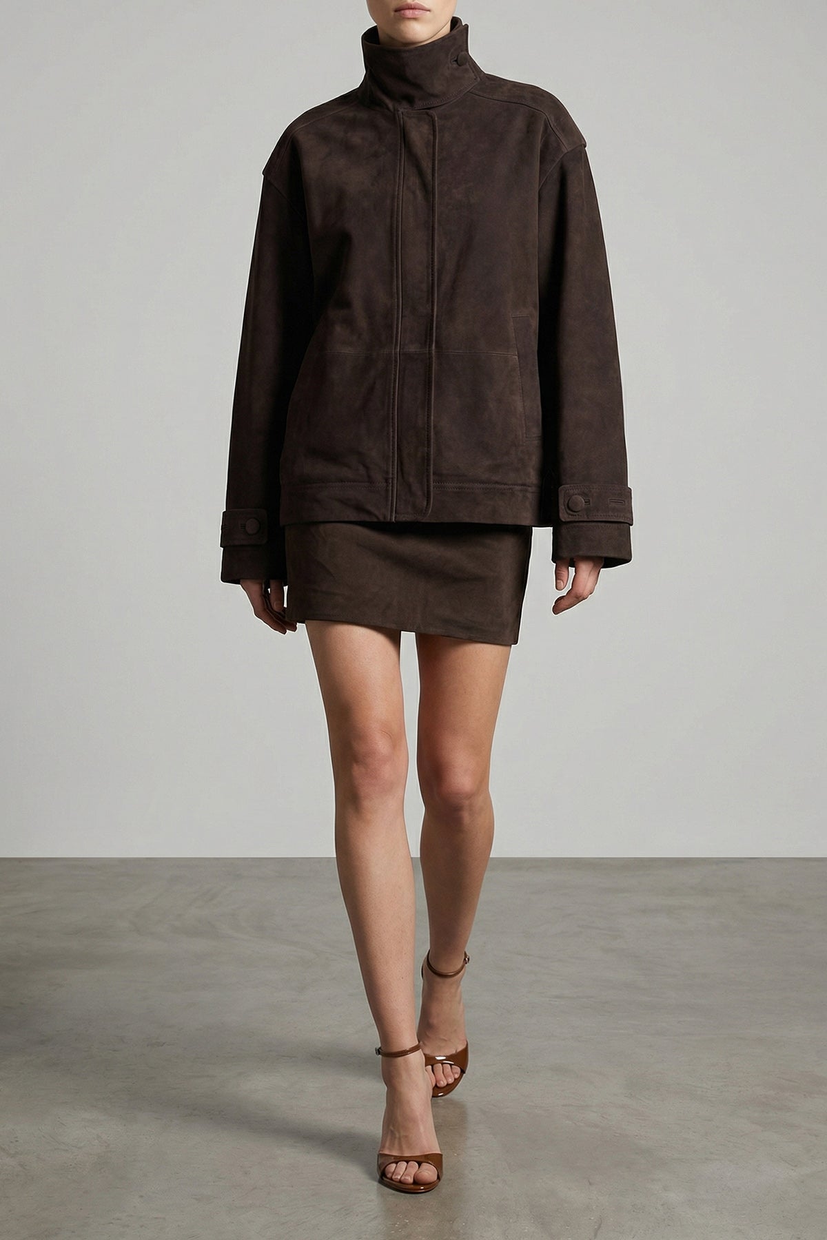 ROTATE BIRGER CHRISTENSEN 34 suede mini skirt