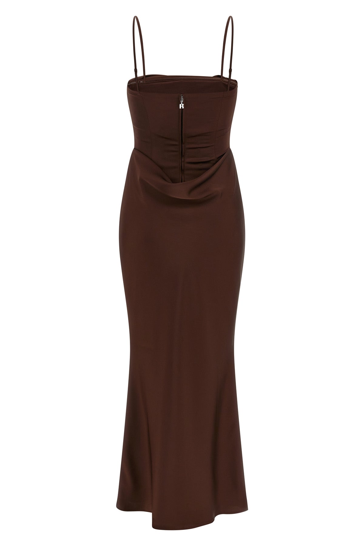 ROTATE BIRGER CHRISTENSEN 34 corsage long satin dress