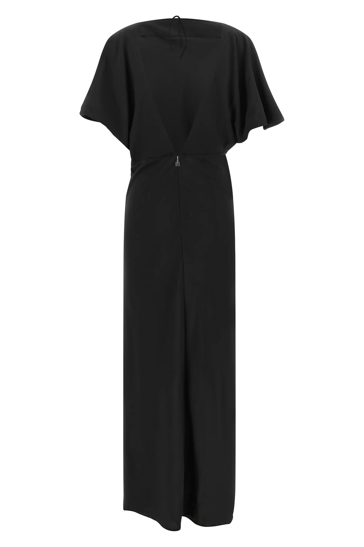 the long dress rotate birger christensen defines a fluid silhouette through a ta