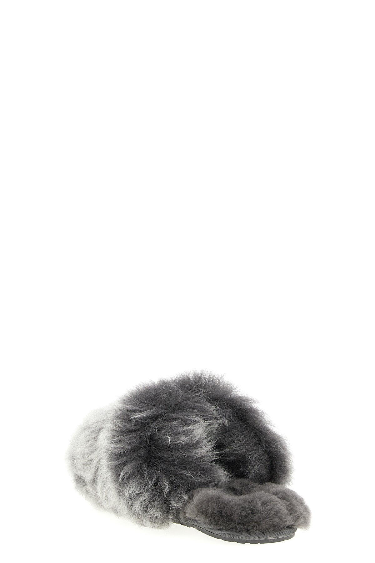 scuffette chalet slippers in typed sheepskin