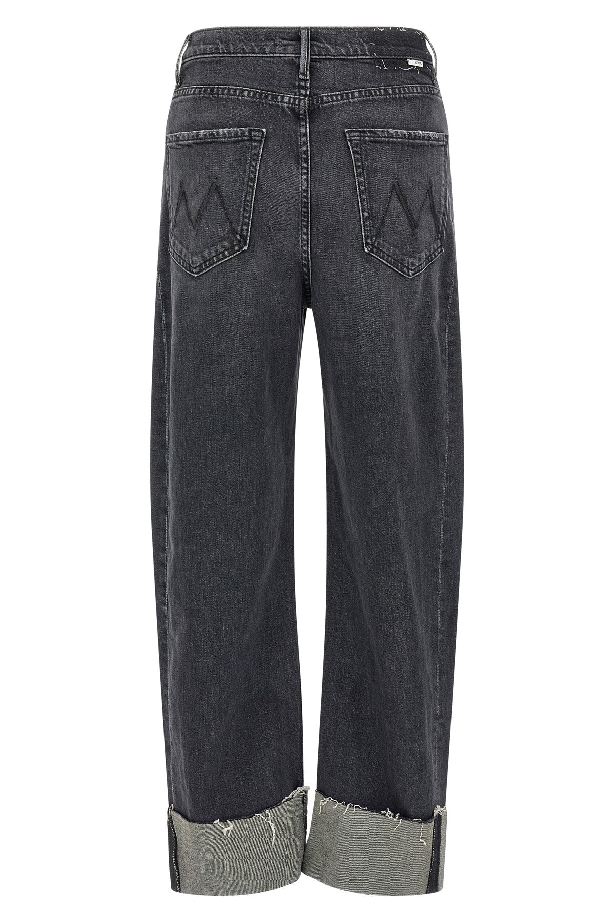 MOTHER 24 the half pipe cuff mother jeans redefine the casual silhouette through bold prop