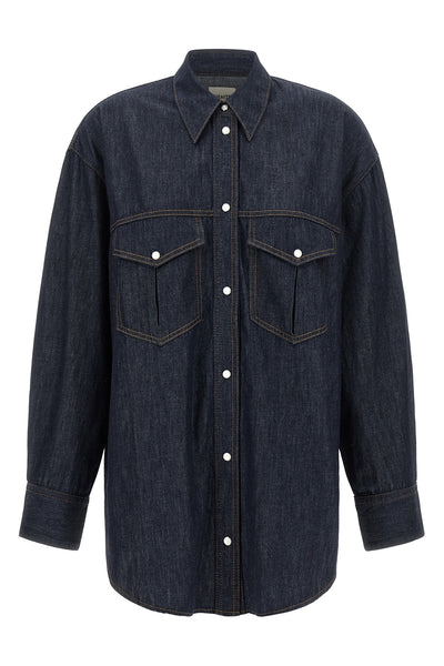 the christensen khaite shirt redefines a classic workwear silhouette through r