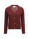 v-neck merino wool cardigan