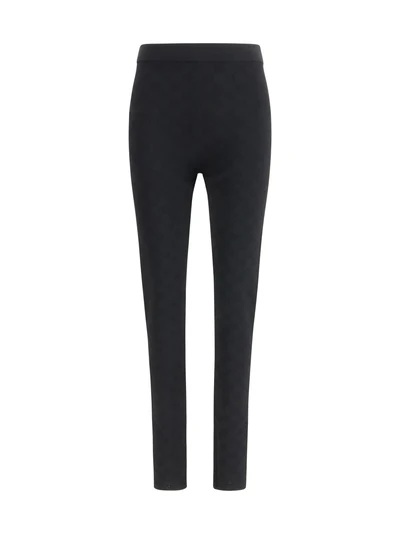 elastic gg jacquard leggings
