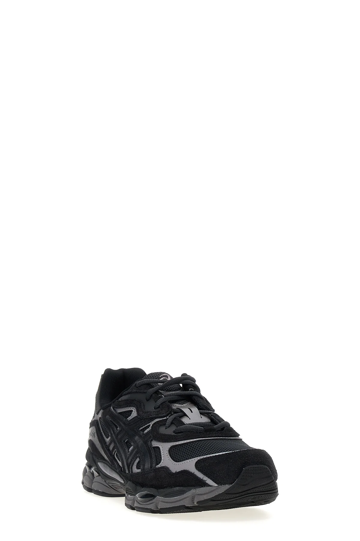 gel-nyc lace-up sneakers in technical fabric