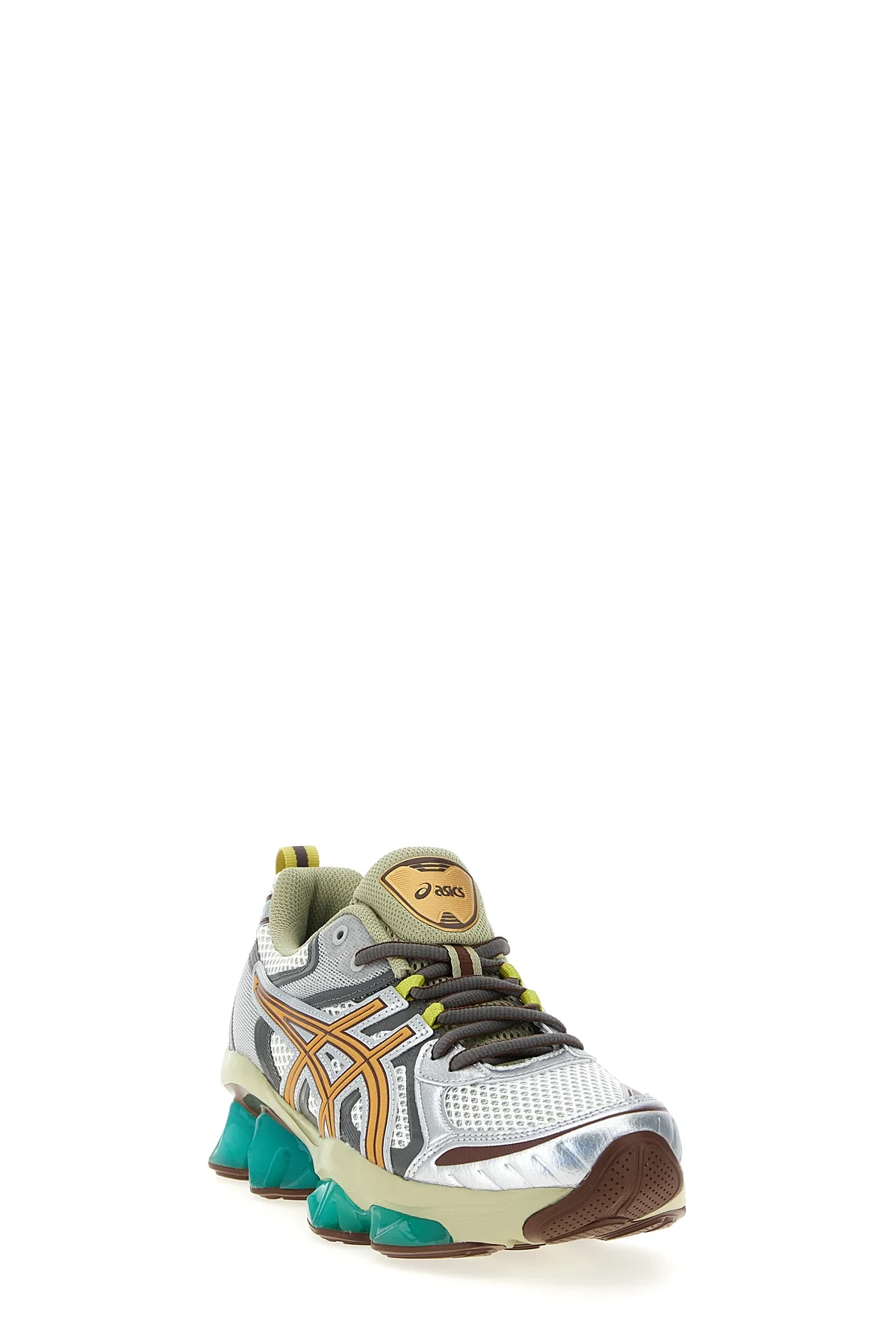 ASICS 9.5 gel-quantum kinetic sneakers in synthetic leather and mesh fabric
