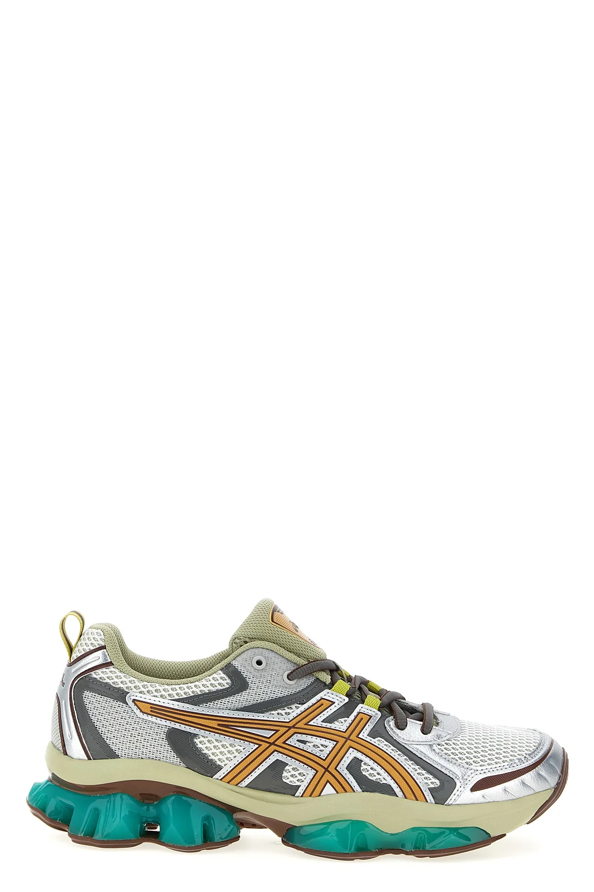 ASICS 9.5 gel-quantum kinetic sneakers in synthetic leather and mesh fabric