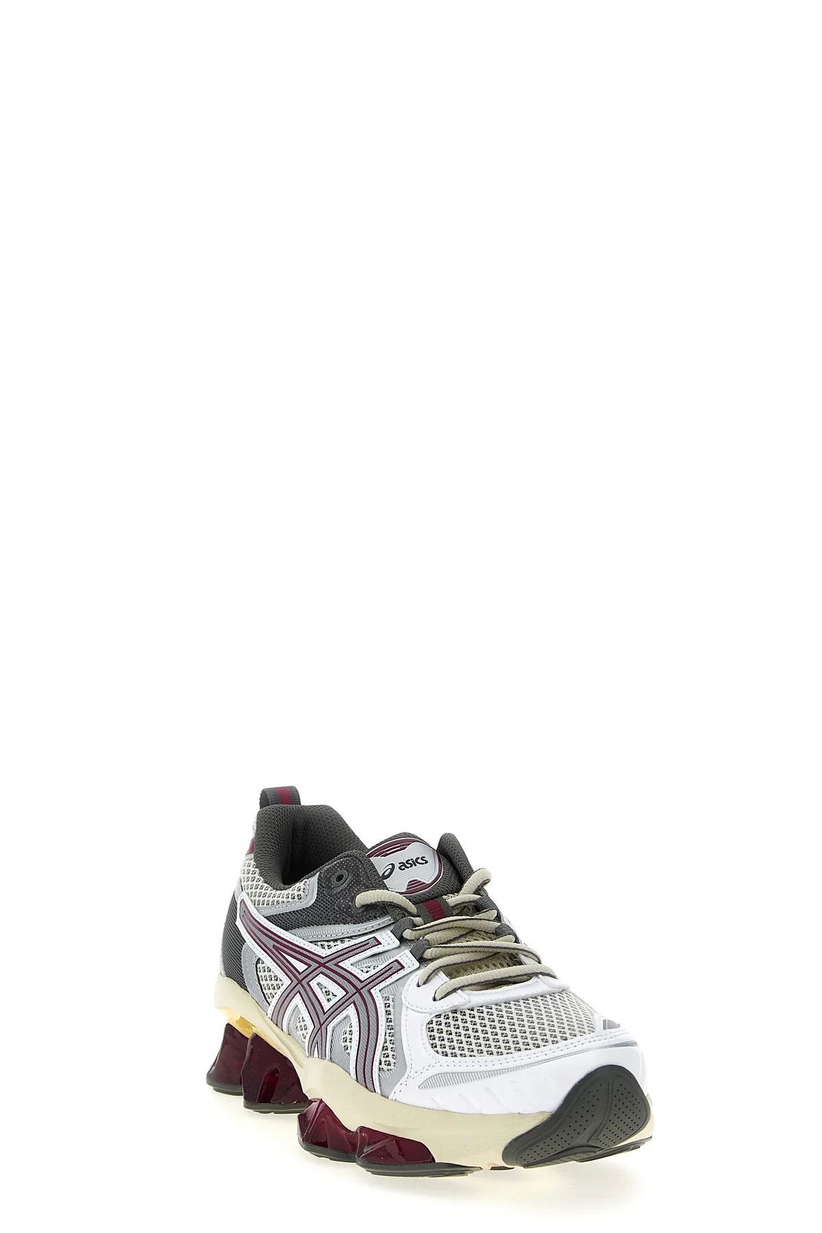 ASICS 9 gel-quantum kinetic synthetic leather and mesh fabric sneakers