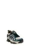gel-quantum kinetic synthetic leather and mesh fabric sneakers