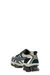 gel-quantum kinetic synthetic leather and mesh fabric sneakers