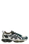 gel-quantum kinetic synthetic leather and mesh fabric sneakers