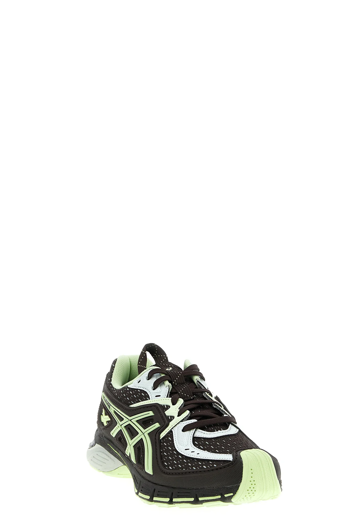 ASICS 7.5 ub12-s gel-sd lyte® sneakers in anodized synthetic leather and open hole mesh