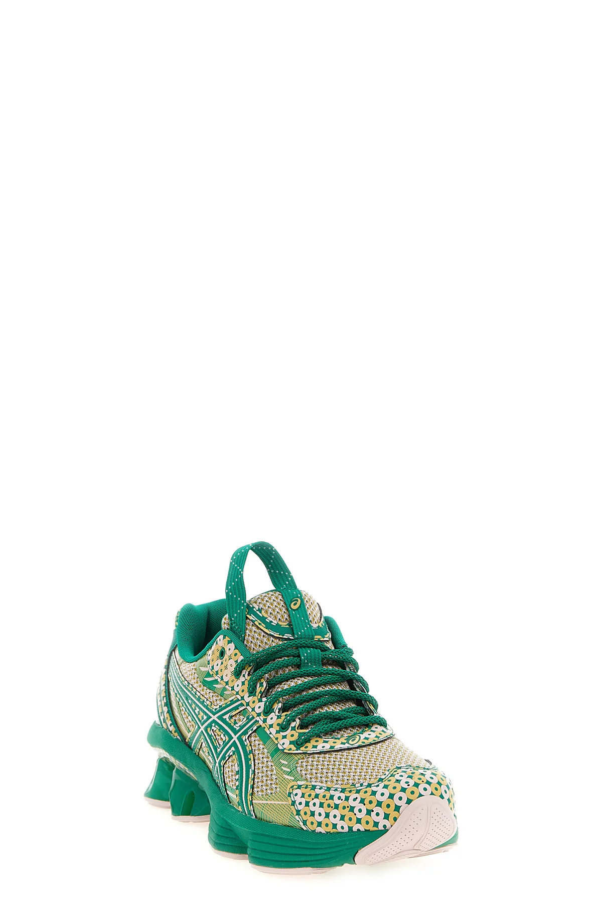ASICS 9.5 us7-s gel-kinetic fluent sneakers in technical fabric and mesh