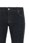 the conforti khaite jeans feature a sartorial construction that redefines the