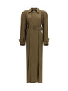 silk trench coat