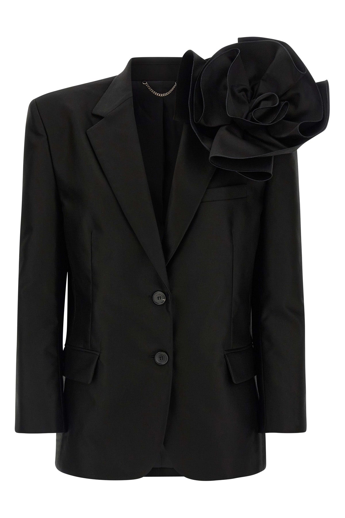 MAGDA BUTRYM 32 04 single-breasted cotton blazer