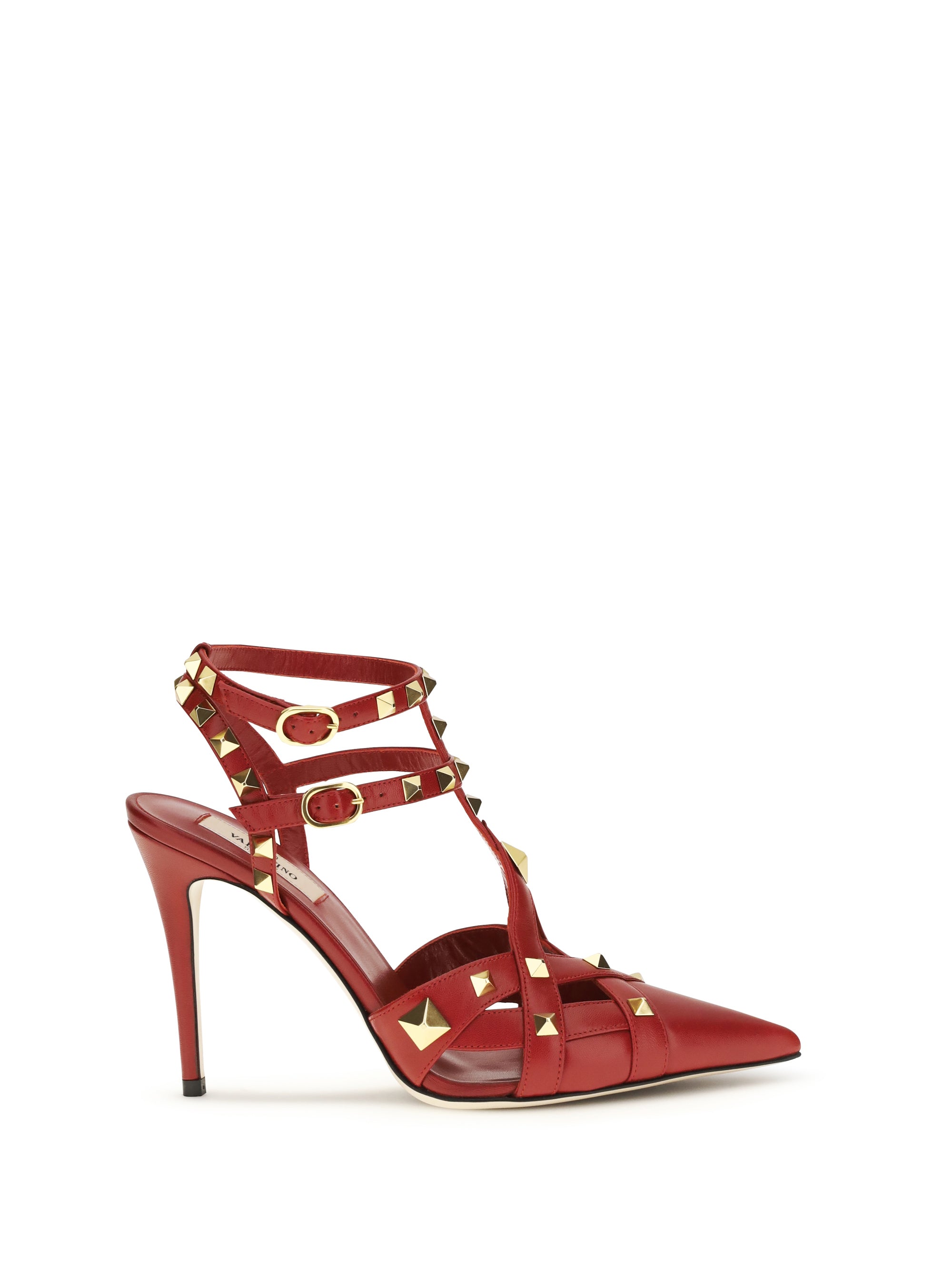 VALENTINO GARAVANI 36 studdy décolleté in kidskin