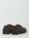brown suede loafers