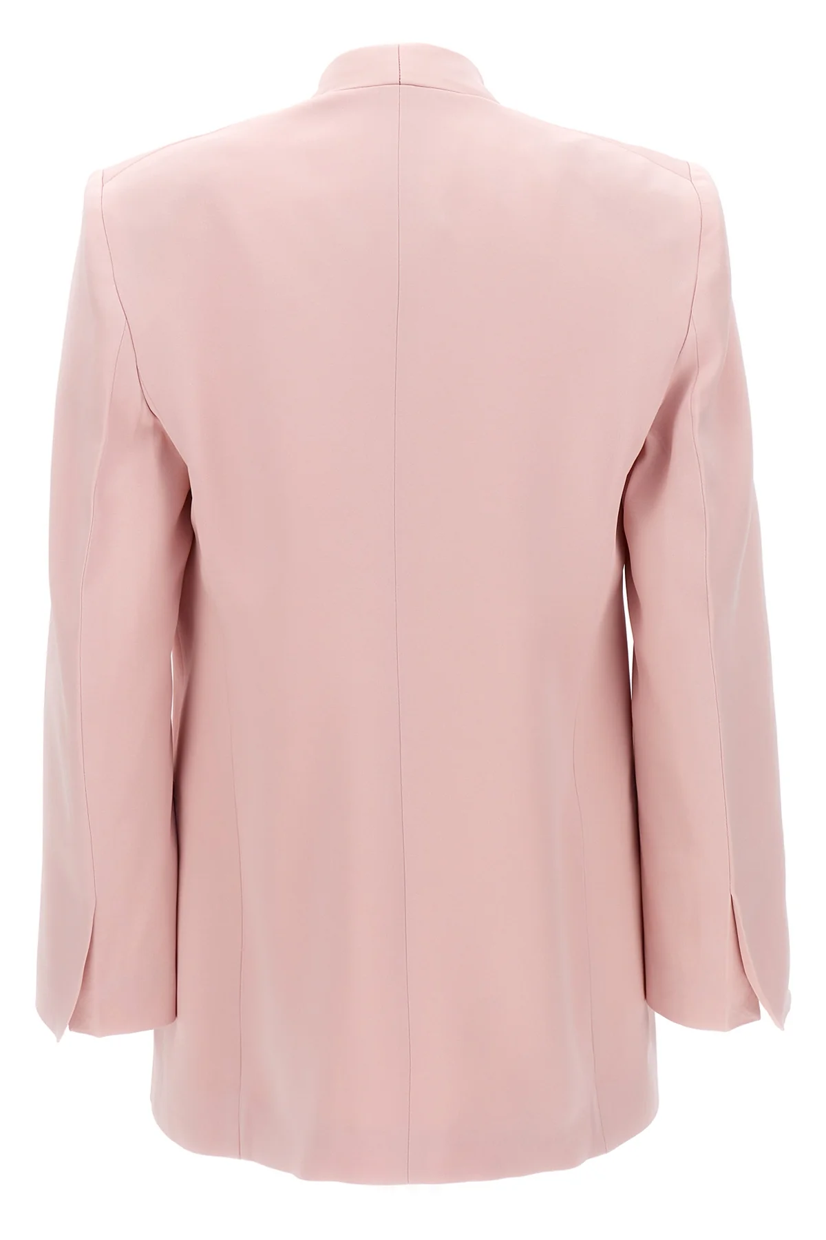 single breast cady viscose blend blazer