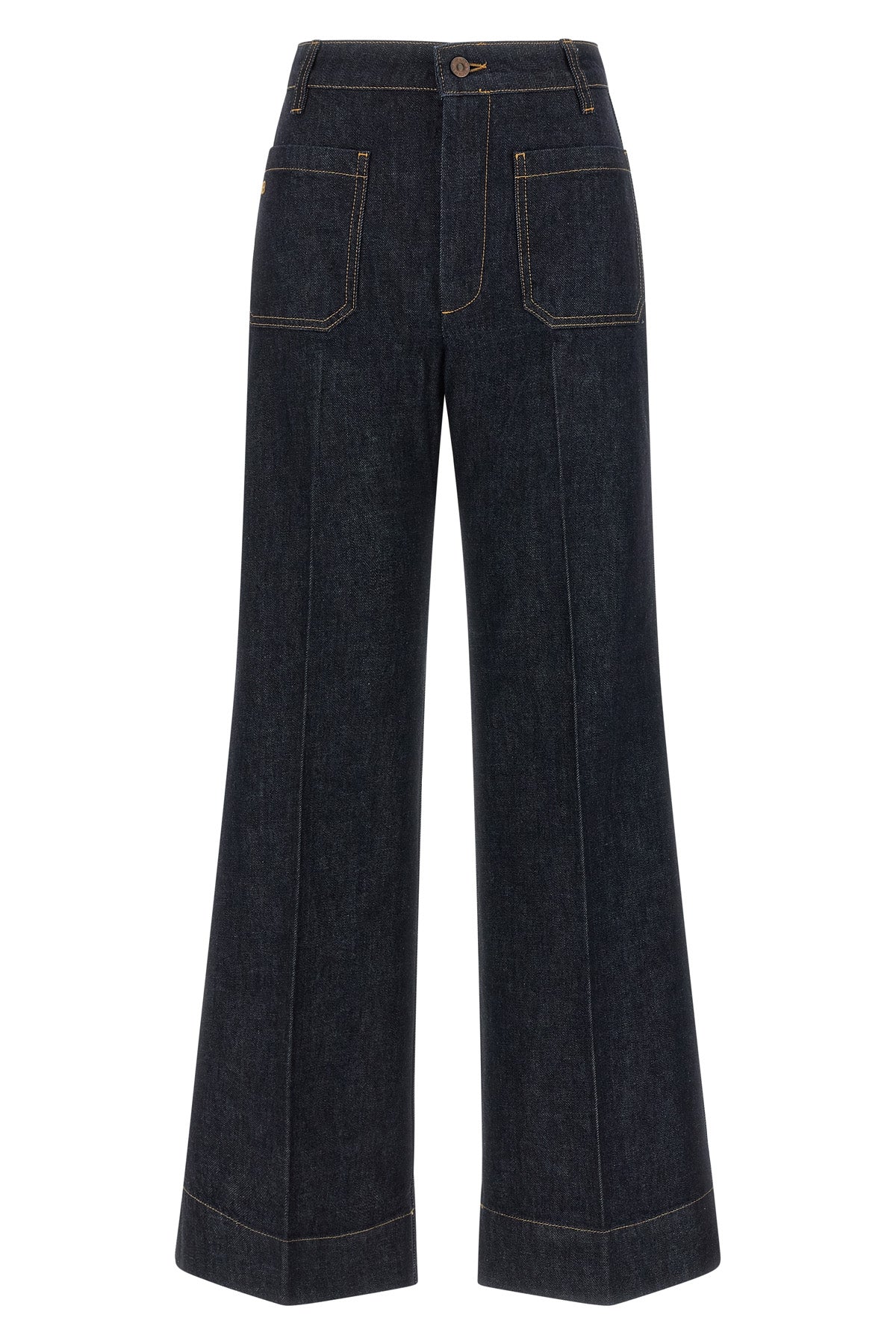 VICTORIA BECKHAM 25-32 alina cotton denim jeans indigo rinse wash