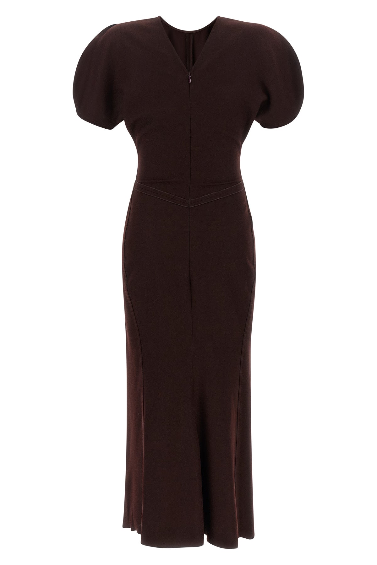 VICTORIA BECKHAM 6 virgin wool bela midi dress