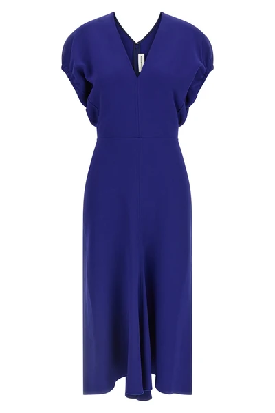 edith midi dress in soft cady fabric