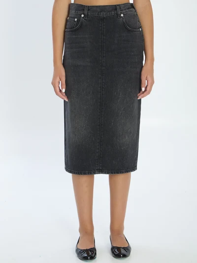 kim authentic denim skirt