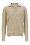 leach half-weight cashmere polo shirt