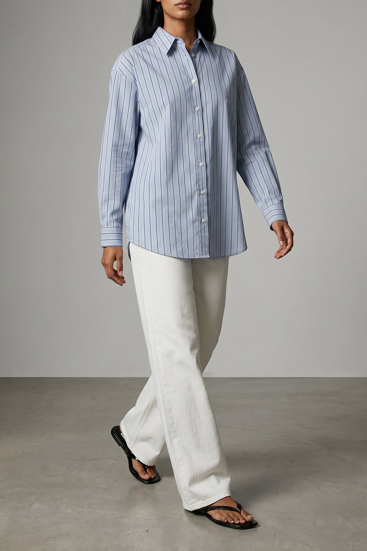 MOTHER 27 the rerun zip sneak jeans in superior rigid denim totally innocent wash