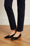 erozeena patent calf leather ballet flats
